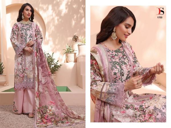 Deepsy Firdous Queens Court Cotton Embroidery Designer Pakistani Salwar Suits